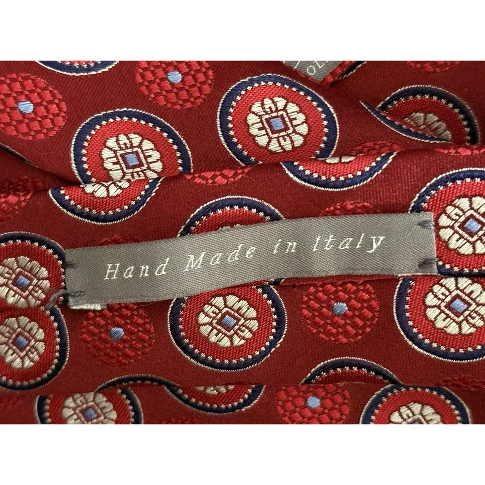 Daniel CREMIEUX‎ Signature Collection Red 100% Silk Tie Limited Edition 495/558